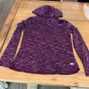 Marika Athletic Pullover Hoodie Mesh Small